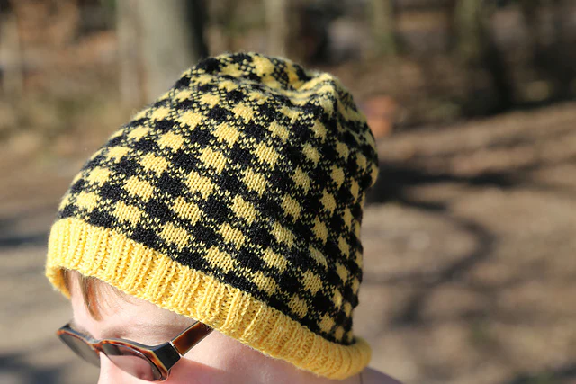 Happiness Plaid Hat by Tanja Luescher - Image 2