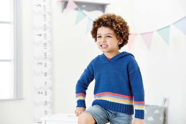 Happy Days Hooded Sweater by Jenny Watson - Image 3