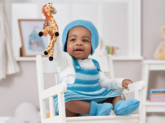 Heads & Toes Hat, Helmet & Bootees by Jenny Watson - Image 3