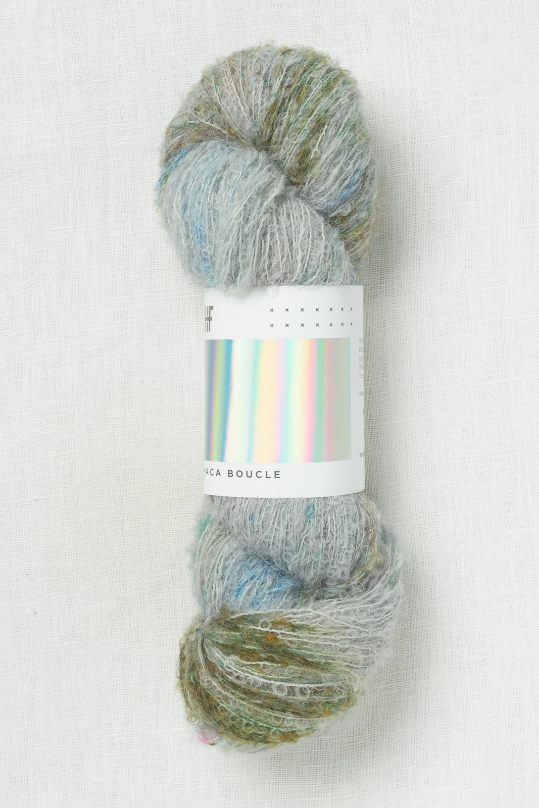 Hedgehog Fibres Alpaca Boucle Shale