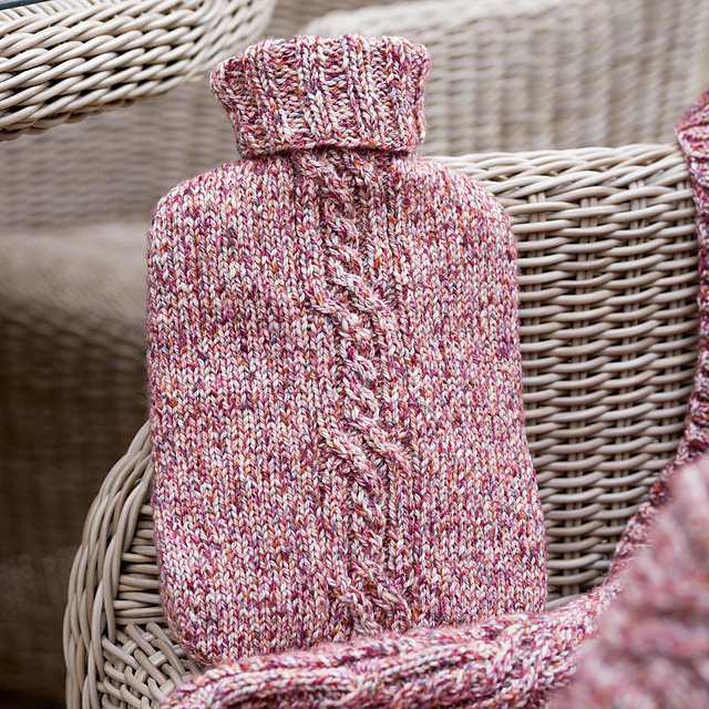 Herriott Cable Blanket & Hot Water Bottle Cover by Jenny Watson - Image 2