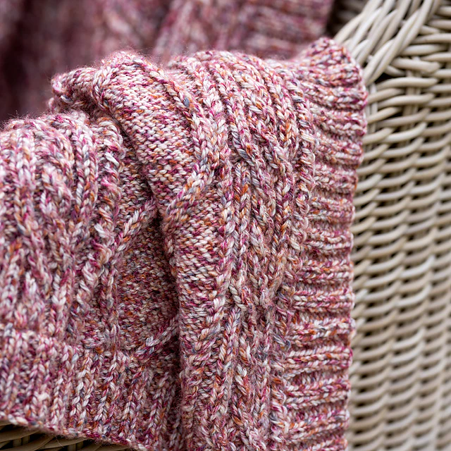 Herriott Cable Blanket & Hot Water Bottle Cover by Jenny Watson - Image 3