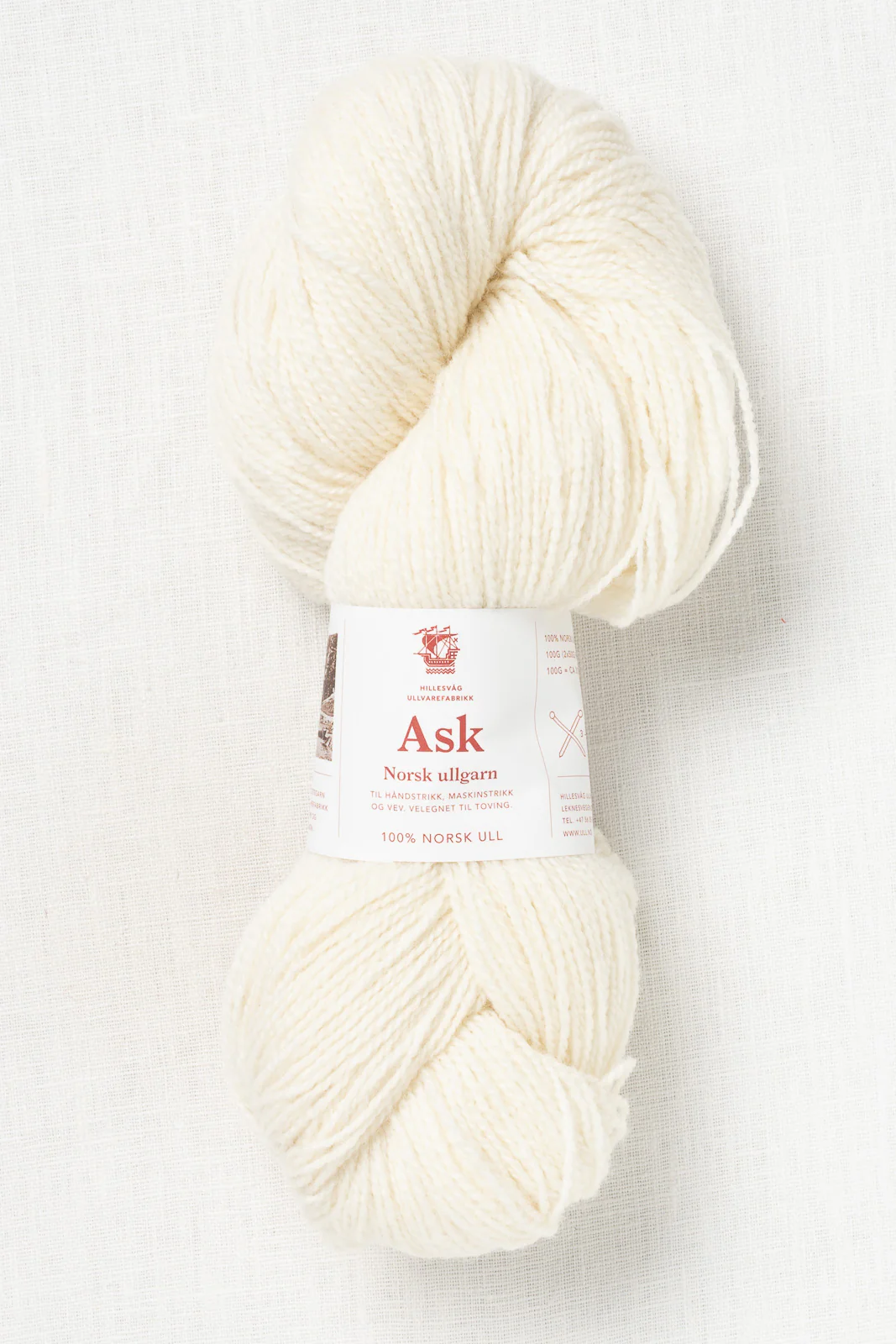 Hillesvåg Ask 6047 Half Bleached White