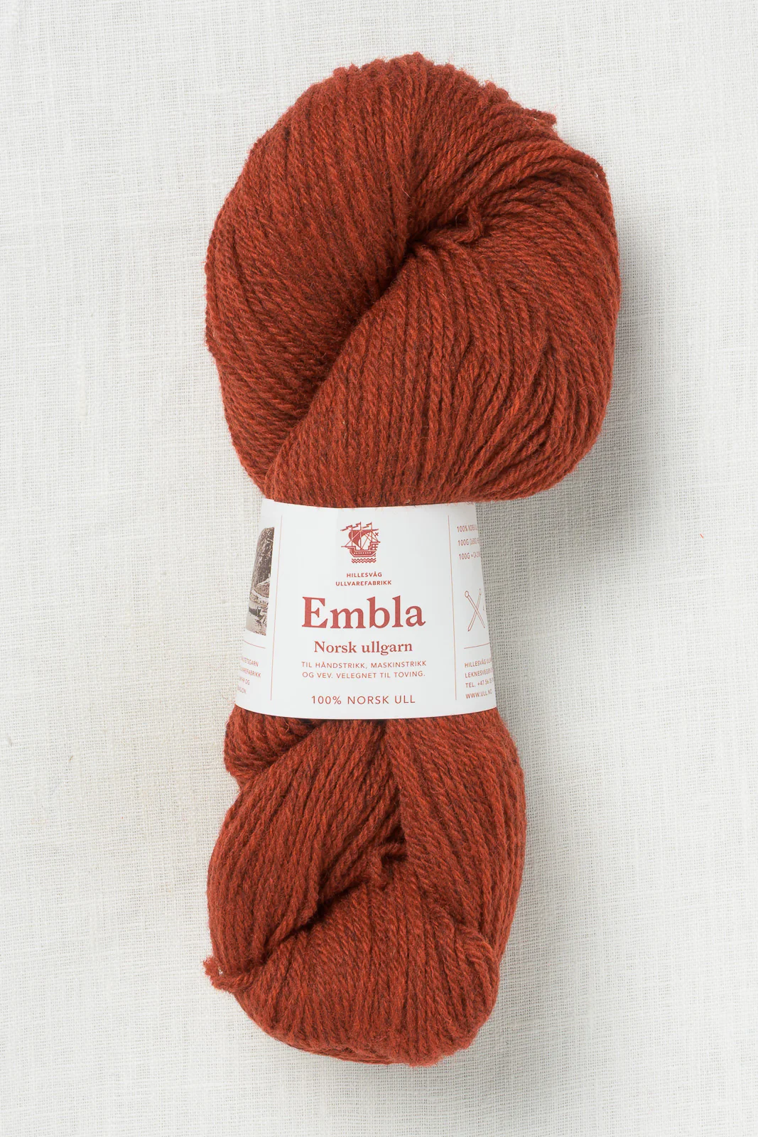 Hillesvåg Embla 6503 Heathered Dark Terracotta (Limited Edition)