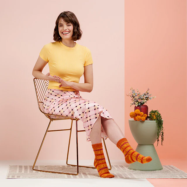Hive Knitted Socks by Winwick Mum - Image 3