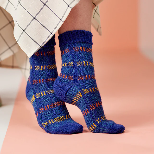 Hive Knitted Socks by Winwick Mum - Image 4