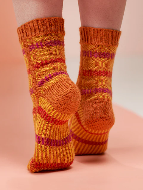 Hive Knitted Socks by Winwick Mum - Image 7