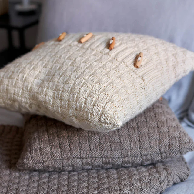 Honeycomb Basket Blanket & Cushions by Jenny Watson - Image 4