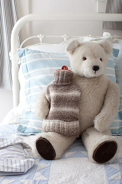 Hot Water Bottle Cozy by Churchmouse Yarns and Teas - Image 5