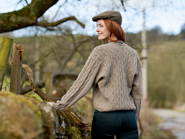 Ingleton Ladies Multiway Ripple Cardigan by Sarah Hatton - Image 2