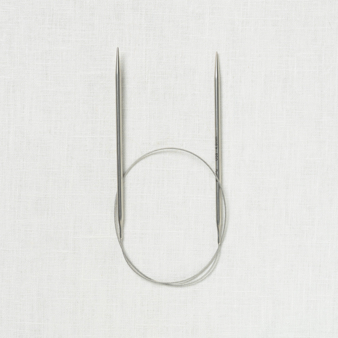 KnitPro Stelo Stainless Steel Lace Fixed Circular Needles 24"