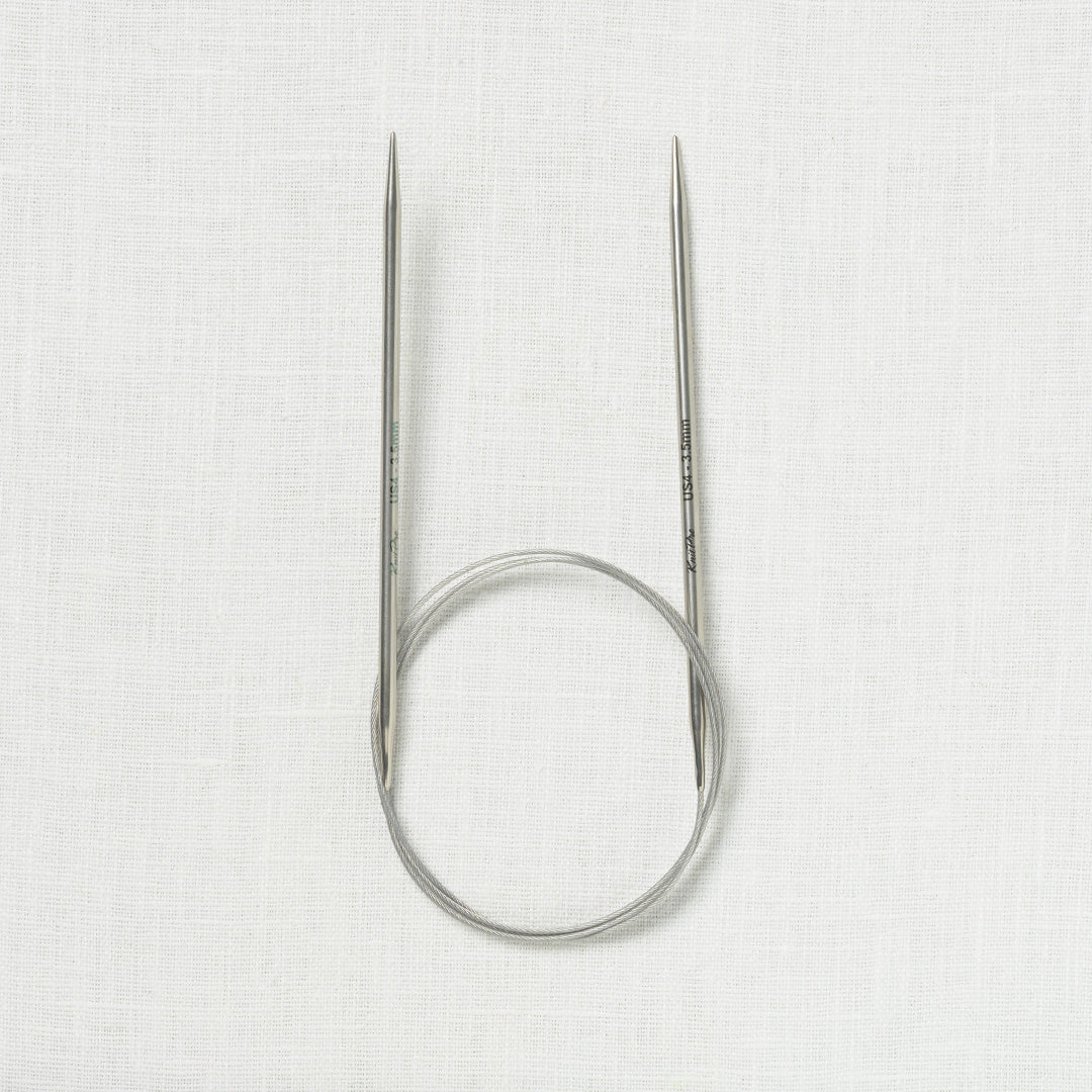 KnitPro Stelo Stainless Steel Lace Fixed Circular Needles 40"