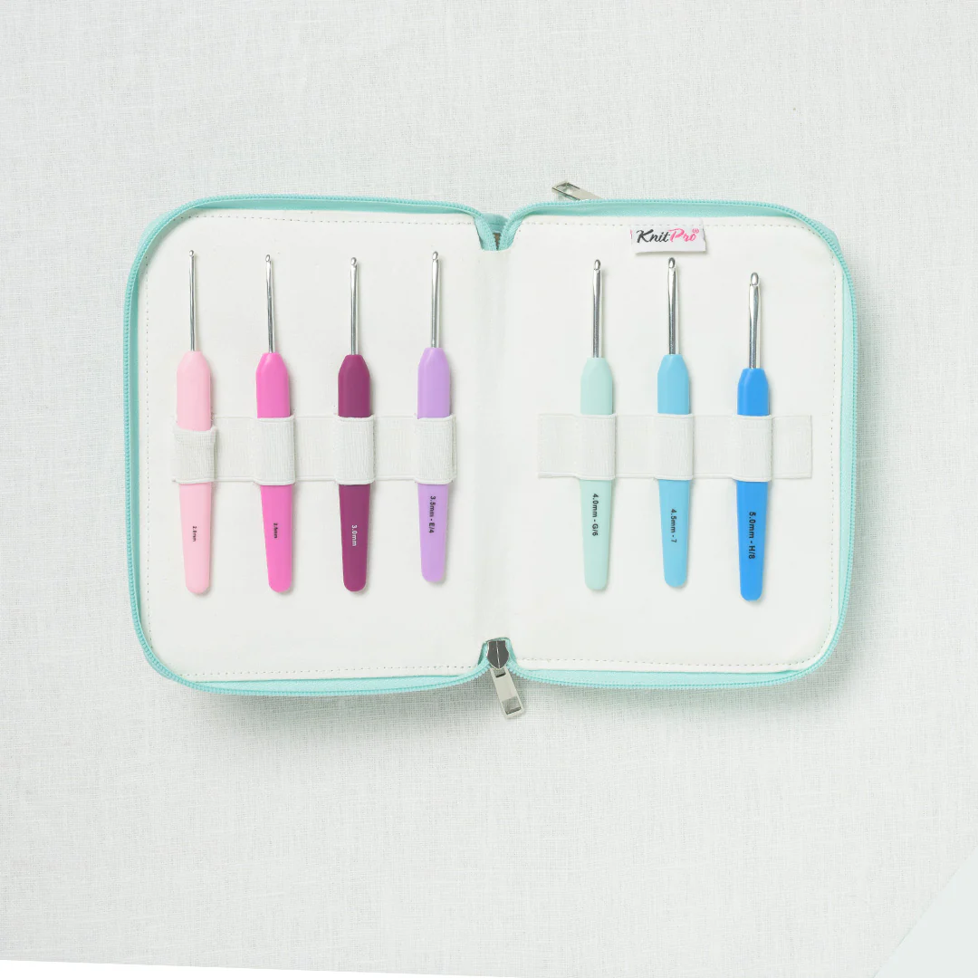 KnitPro Waves 2.0 Grande Single Ended Crochet Hook Set - Image 2