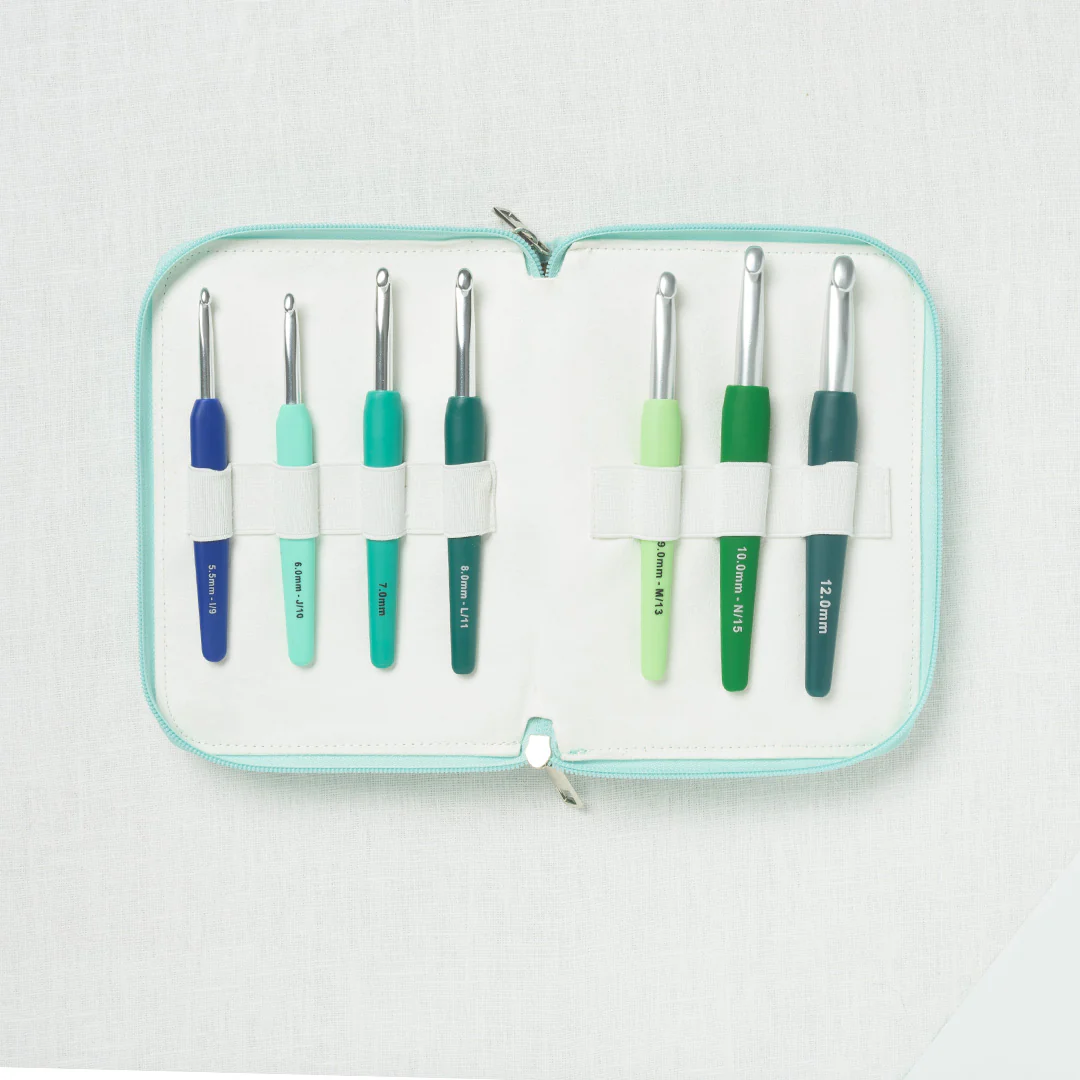 KnitPro Waves 2.0 Grande Single Ended Crochet Hook Set - Image 3