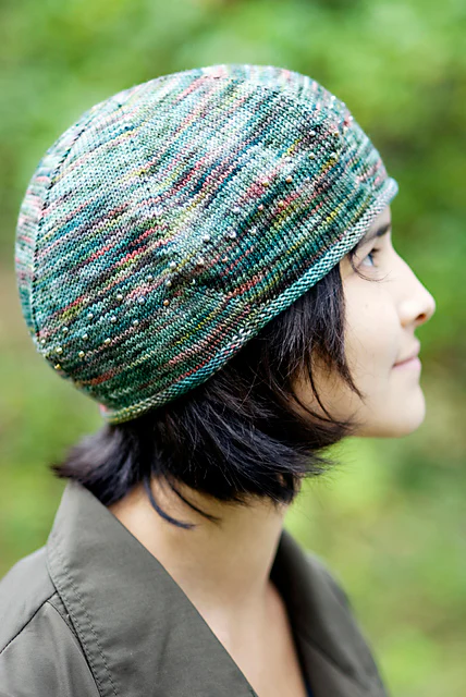 Koigu Beaded Beret by Churchmouse Yarns and Teas - Image 2