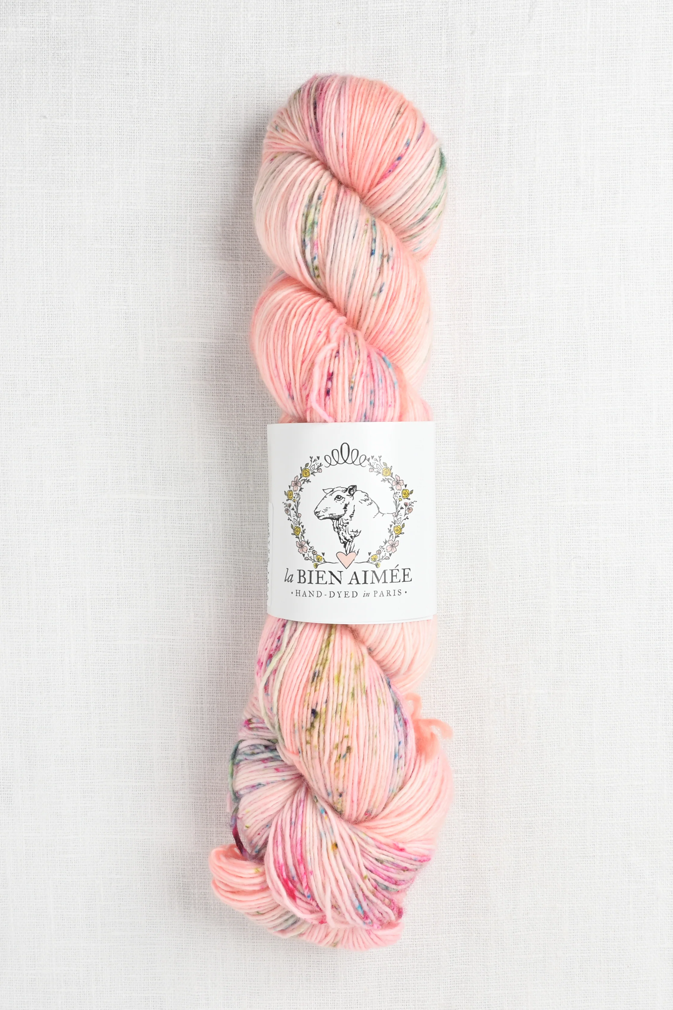 La Bien Aimee Soyeux Peach Pom Pom