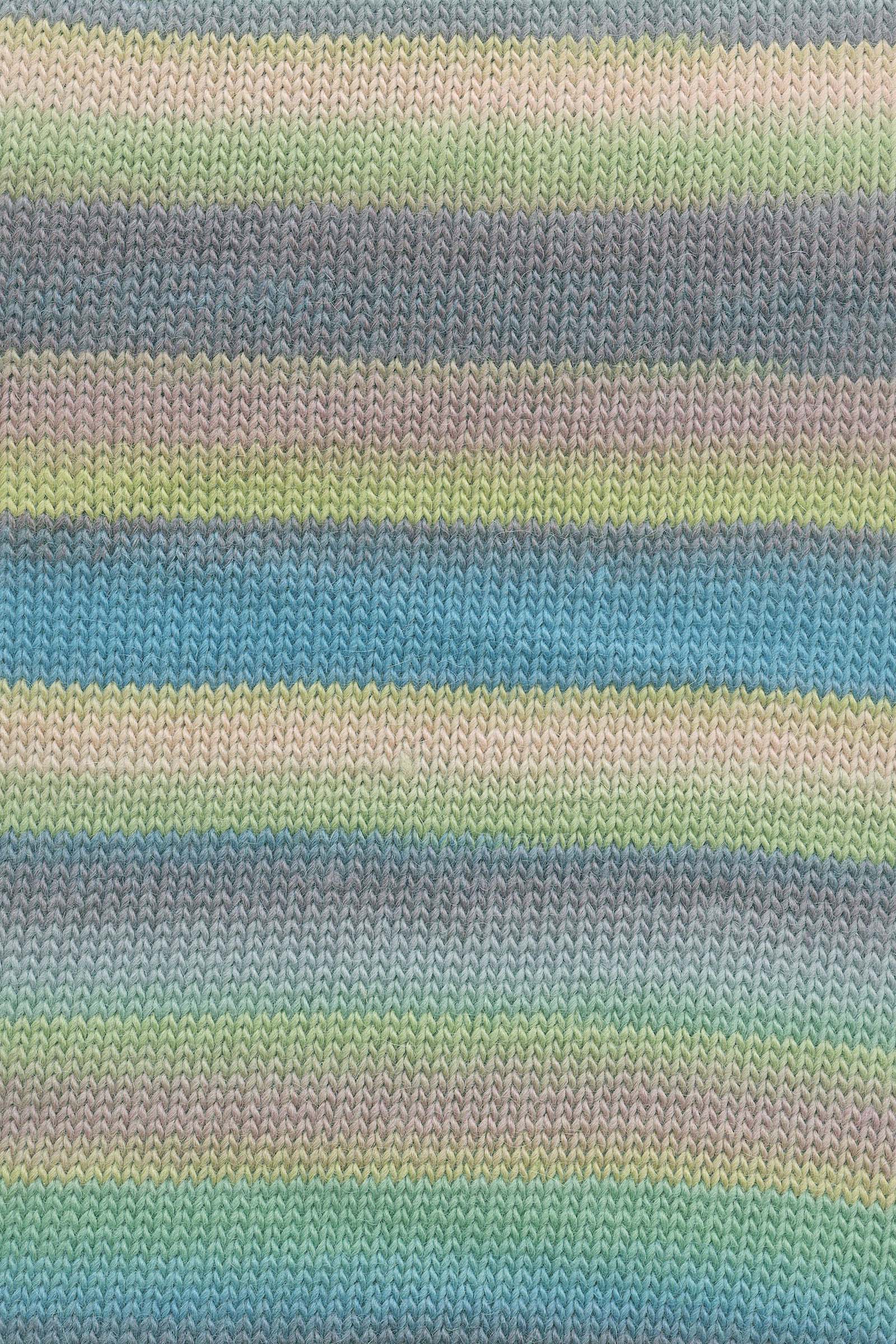 Lang Yarns Aurora 4 Lime Green Violet Turquoise - Image 2