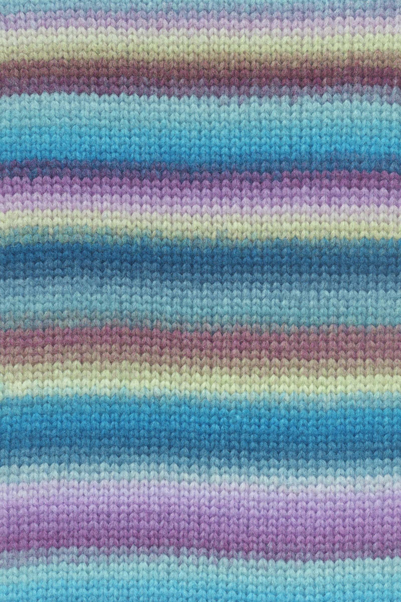 Lang Yarns Cloud 19 Petrol Turquoise Purple Light Green - Image 2