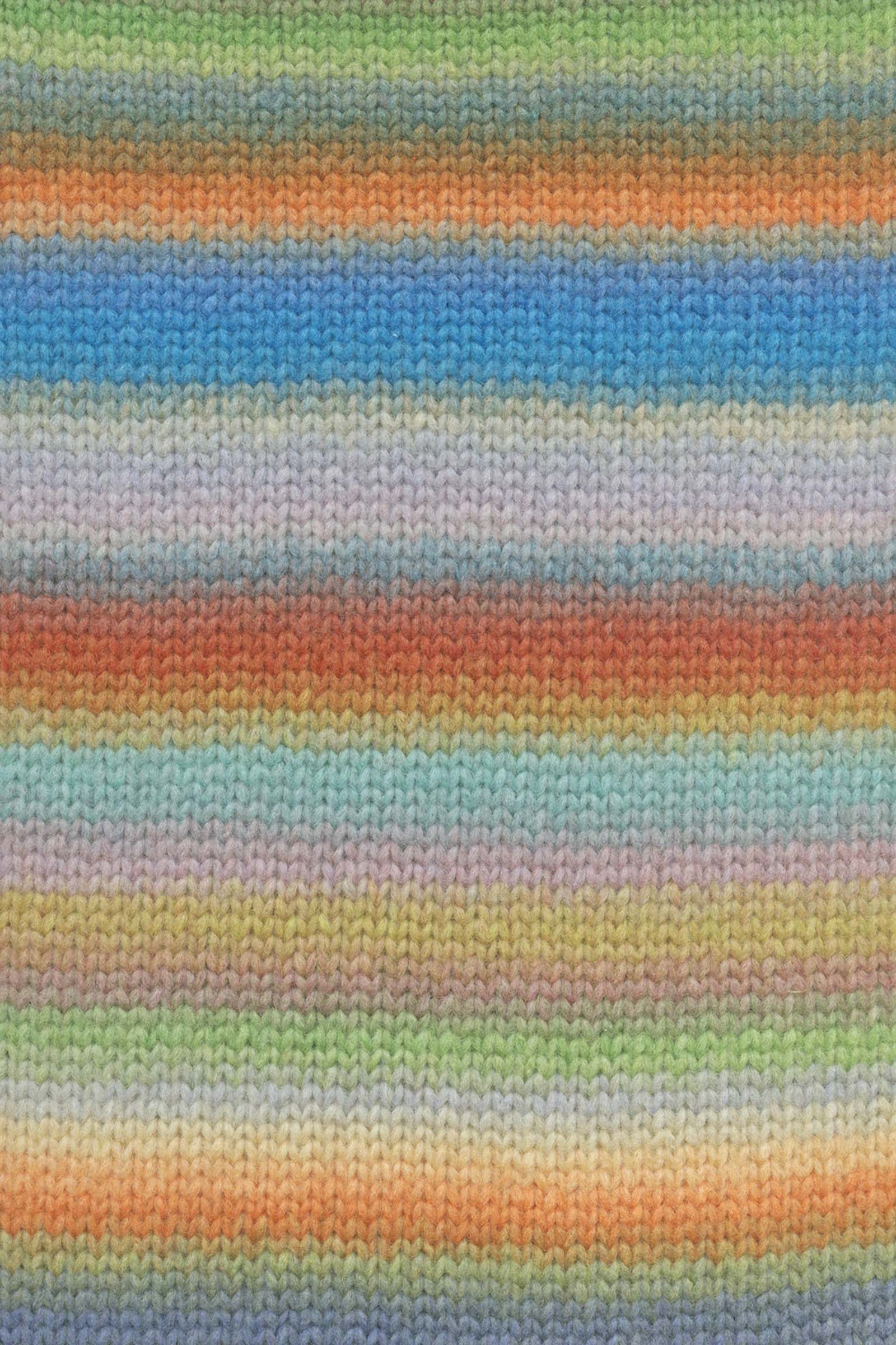 Lang Yarns Cloud 21 Blue Orange Green Pink - Image 2