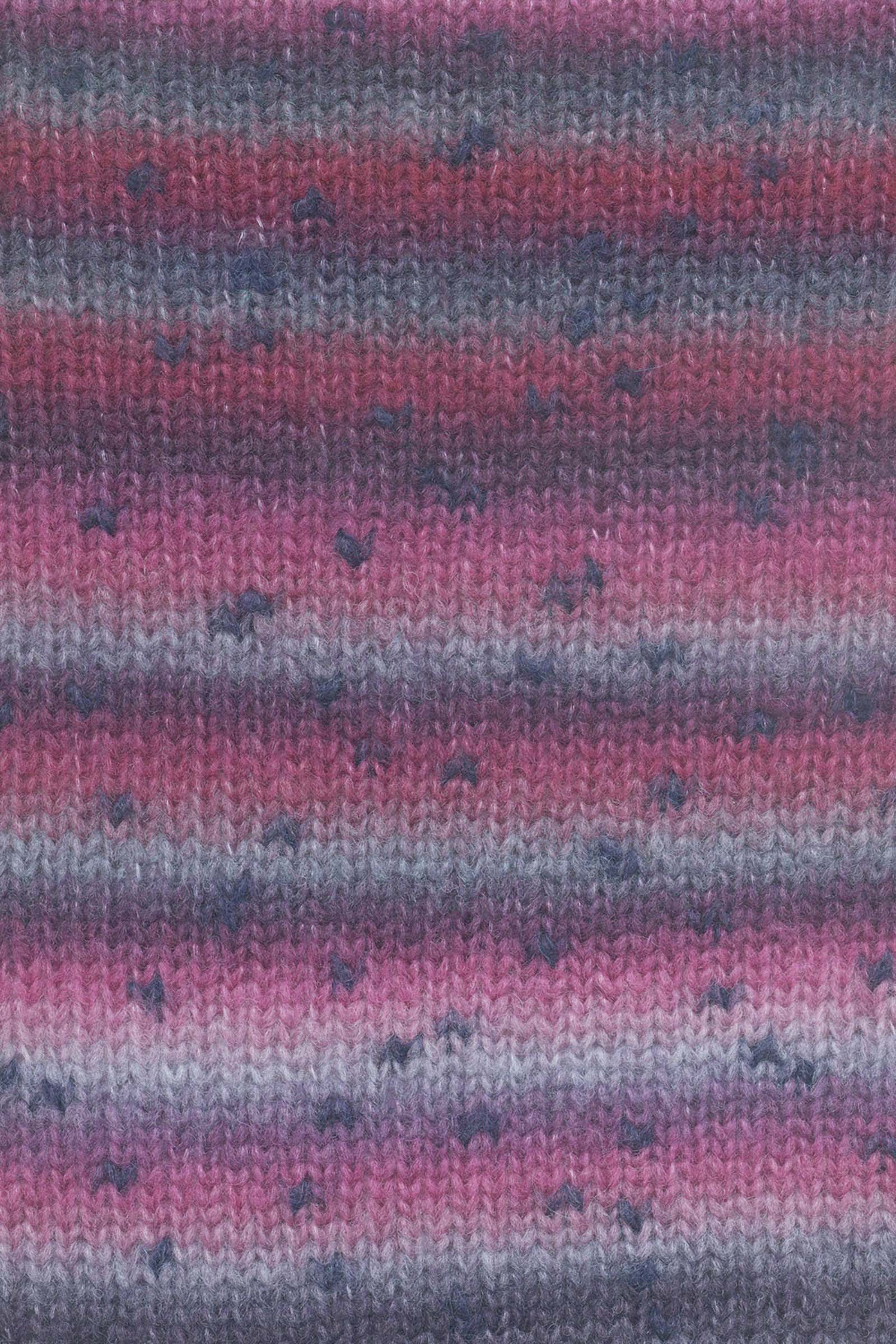 Lang Yarns Cloud Tweed 12 Fuchsia Aubergine Petrol - Image 2