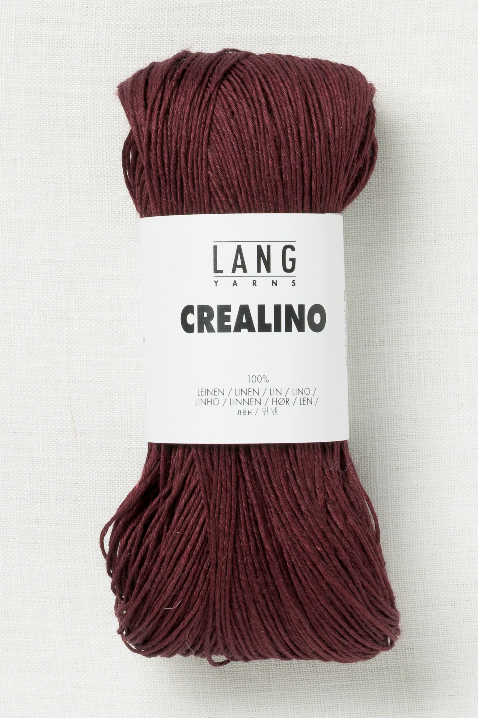 Lang Yarns Crealino 162 Burgundy