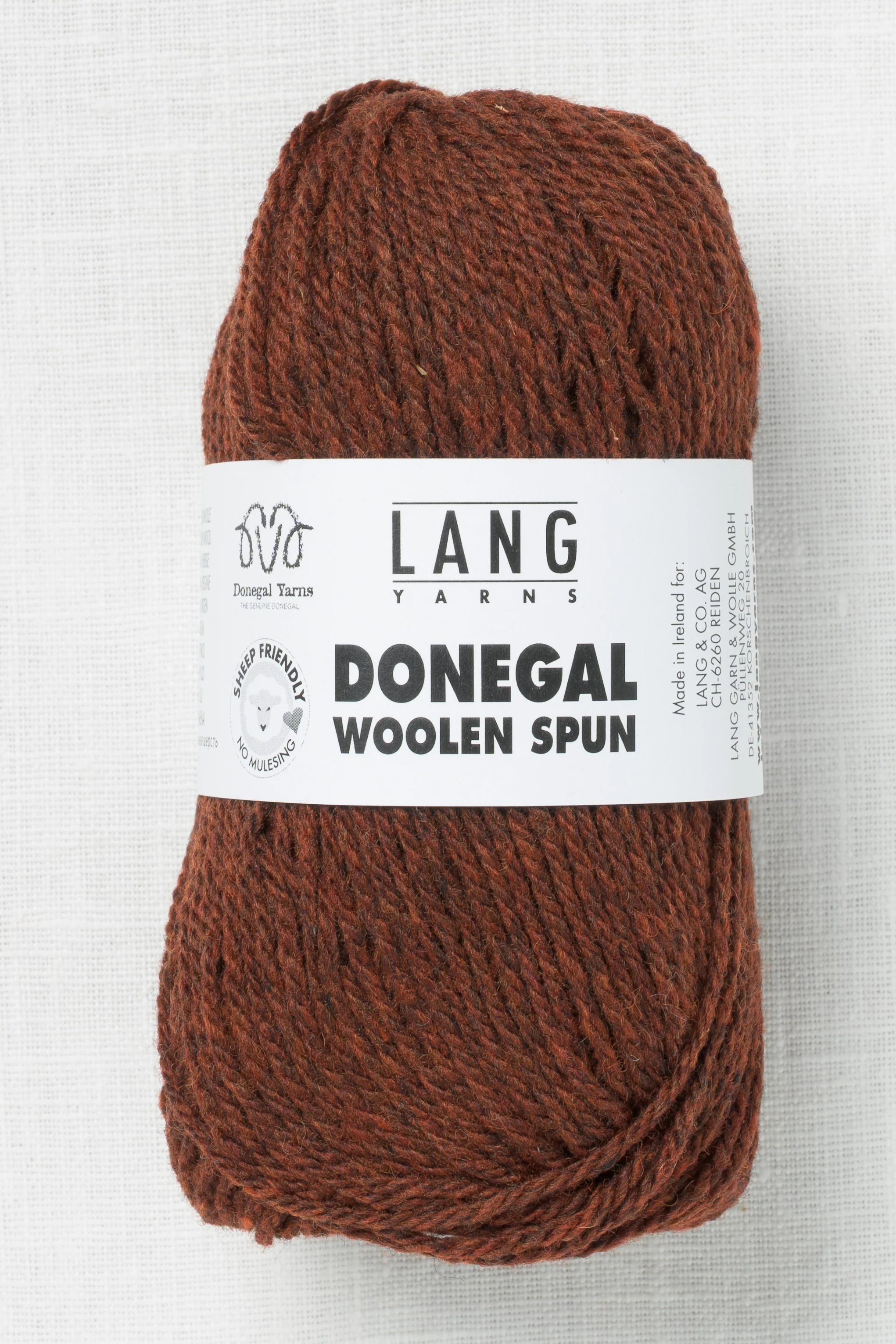 Lang Yarns Donegal Woolen Spun 87 Rust