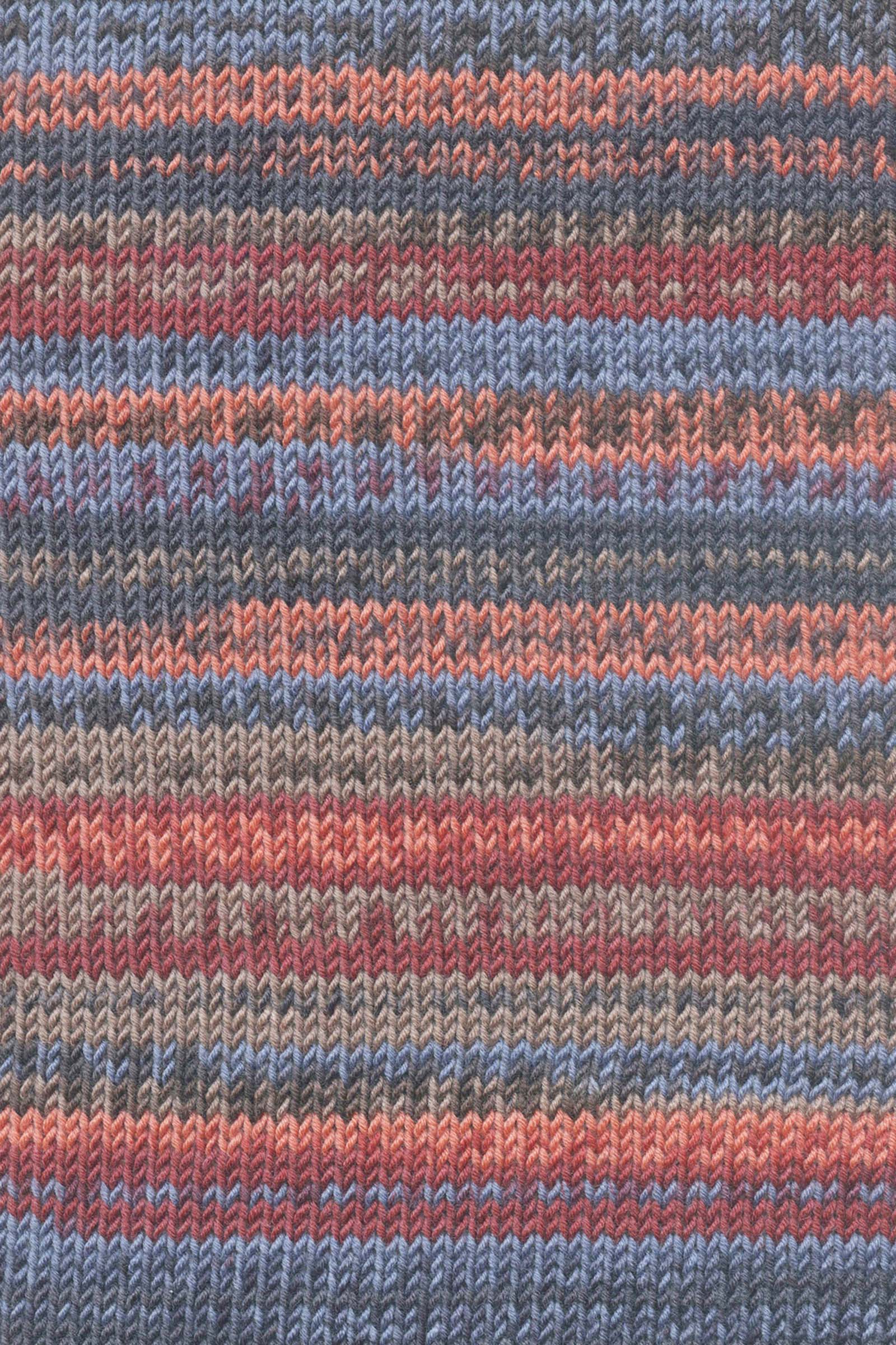 Lang Yarns Merino 120 Color 2 Blue Wine Red Brown Salmon - Image 2