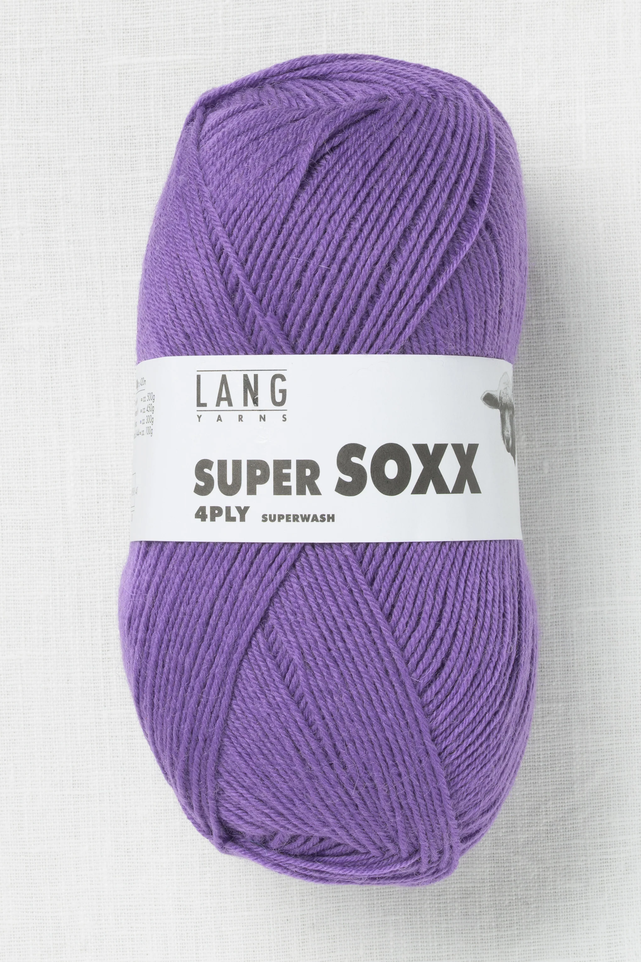 Lang Yarns Super Soxx 4Ply 146 Purple