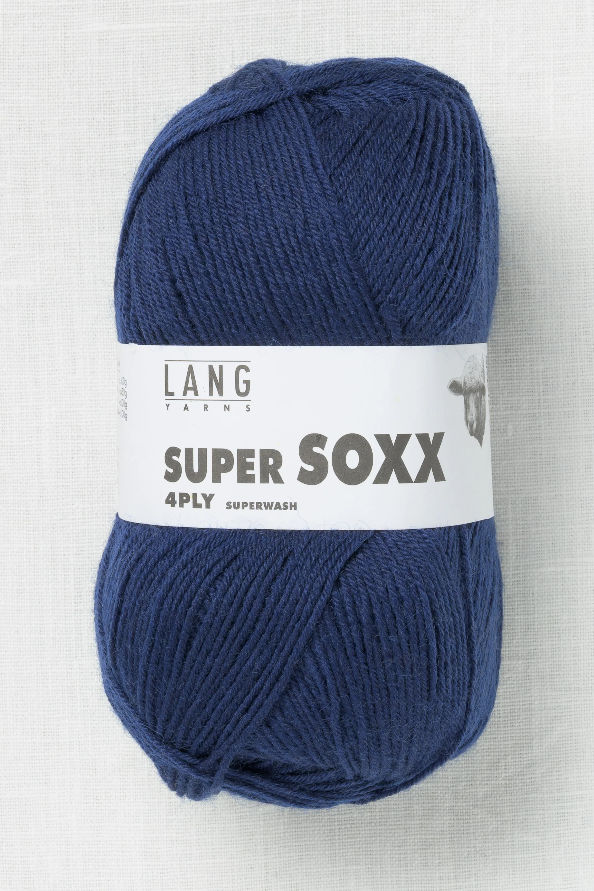 Lang Yarns Super Soxx 4Ply 25 Navy