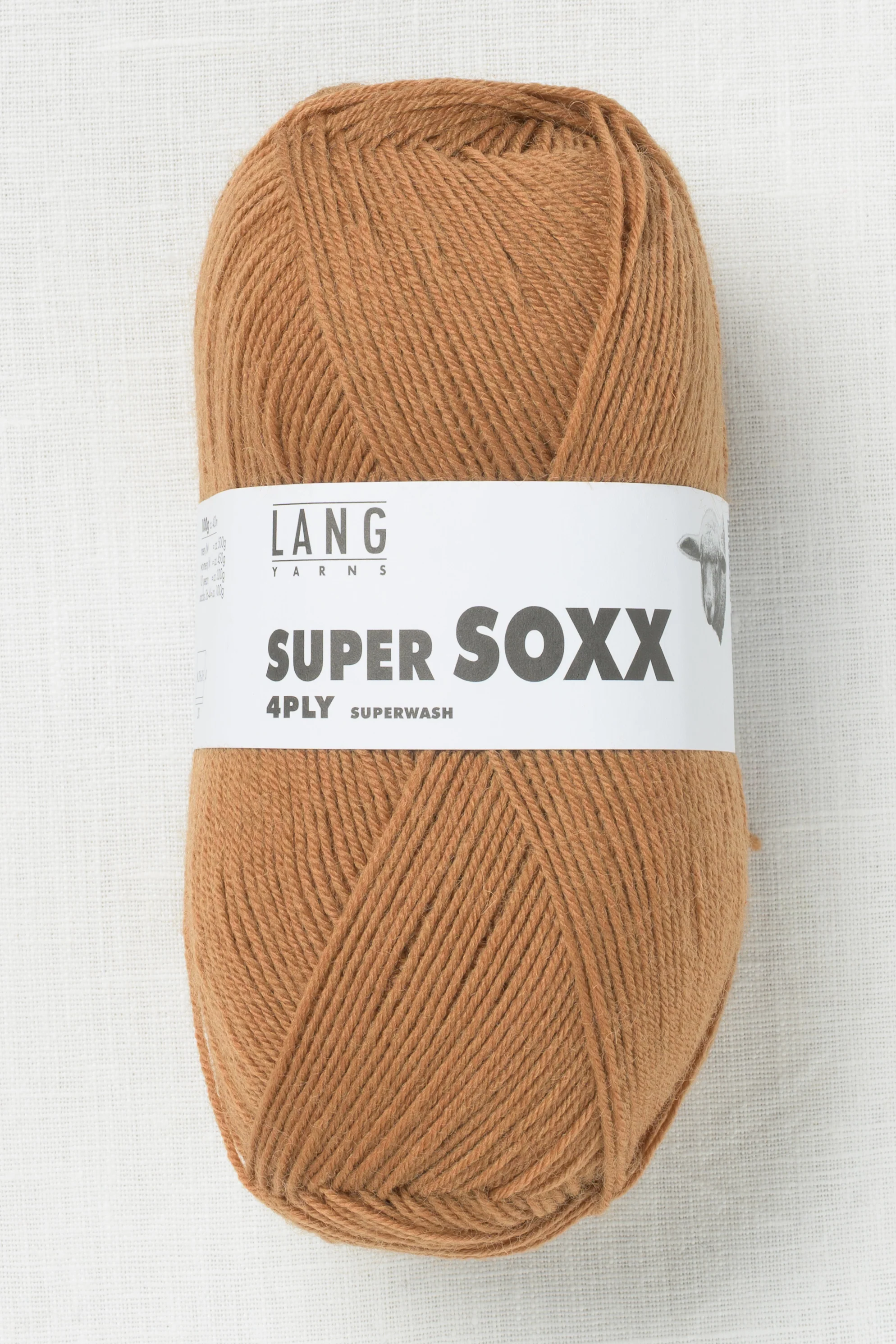 Lang Yarns Super Soxx 4Ply 39 Camel