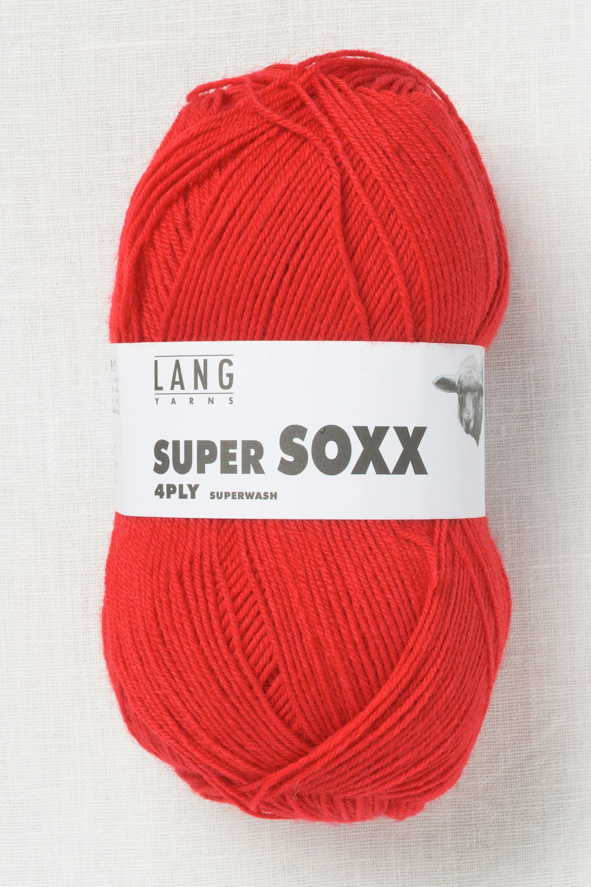 Lang Yarns Super Soxx 4Ply 60 Red