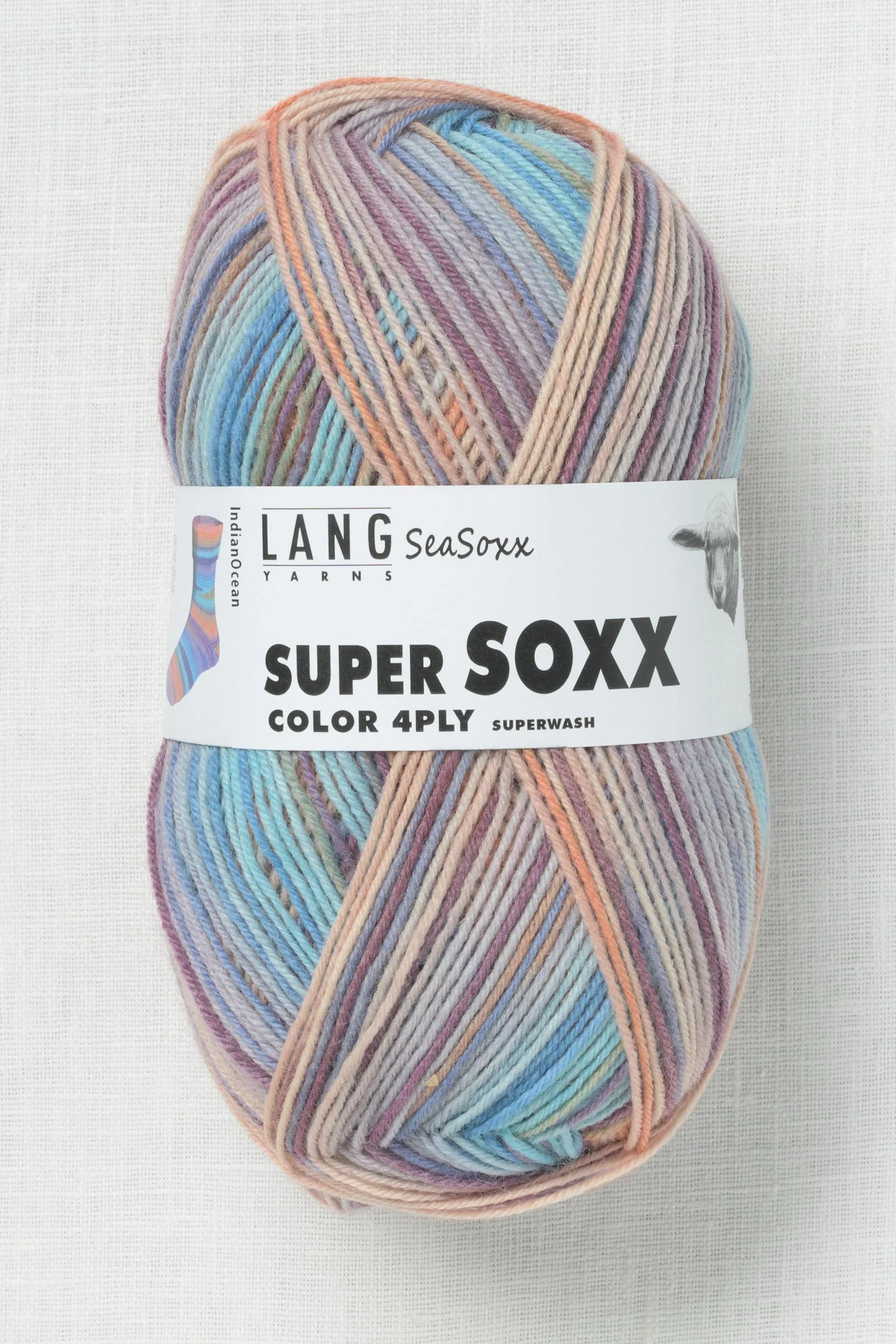 Lang Yarns Super Soxx Color 418 Indian (Limited Edition)