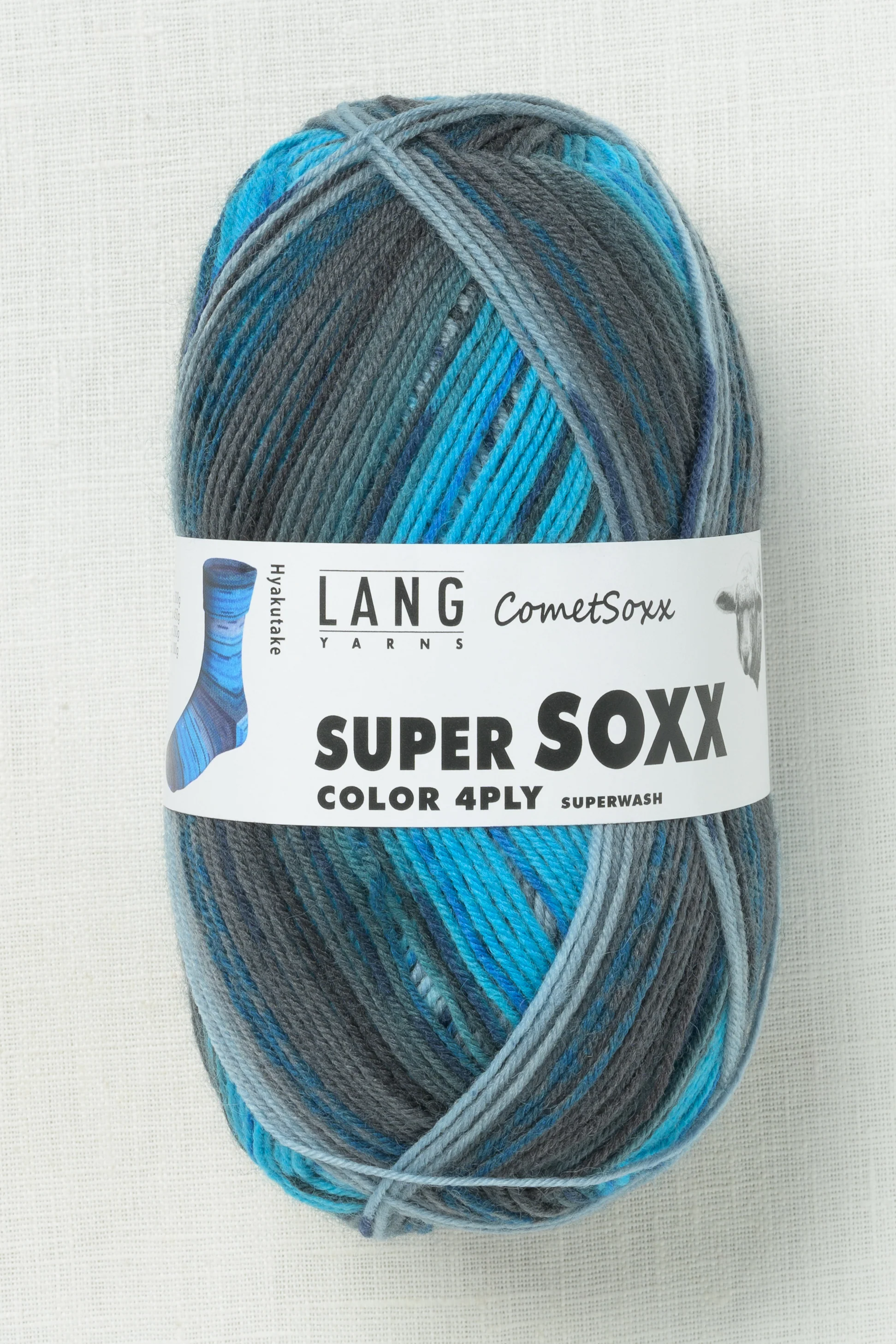 Lang Yarns Super Soxx Color 497 Hyakutake (Limited Edition)