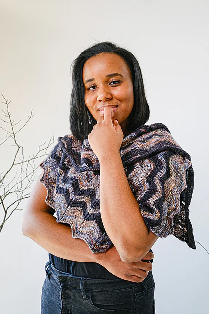 Lantern Light Shawl by Beach House Knits - Image 2