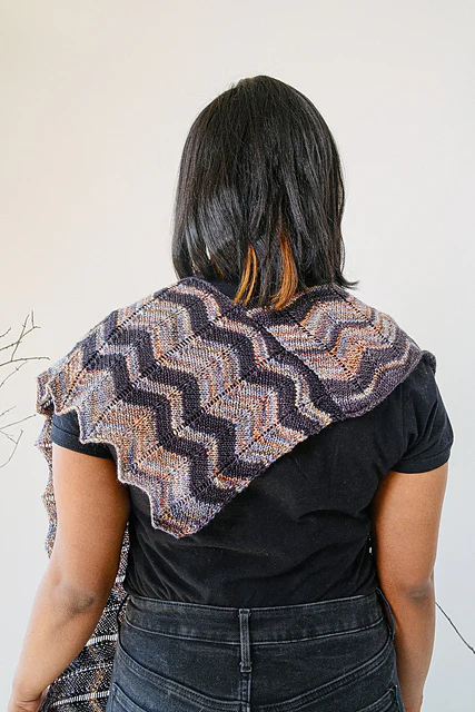 Lantern Light Shawl by Beach House Knits - Image 4
