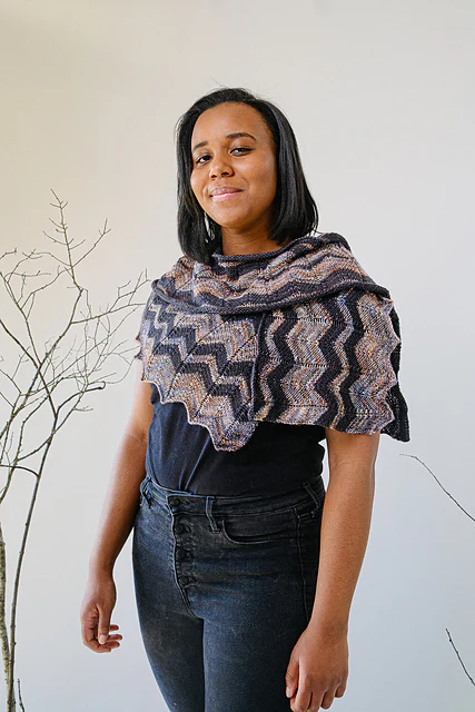 Lantern Light Shawl by Beach House Knits - Image 5