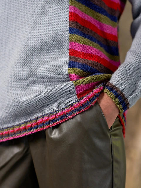 Leila Side Stripe Panel Jumper by Zandra Rhodes - Image 3