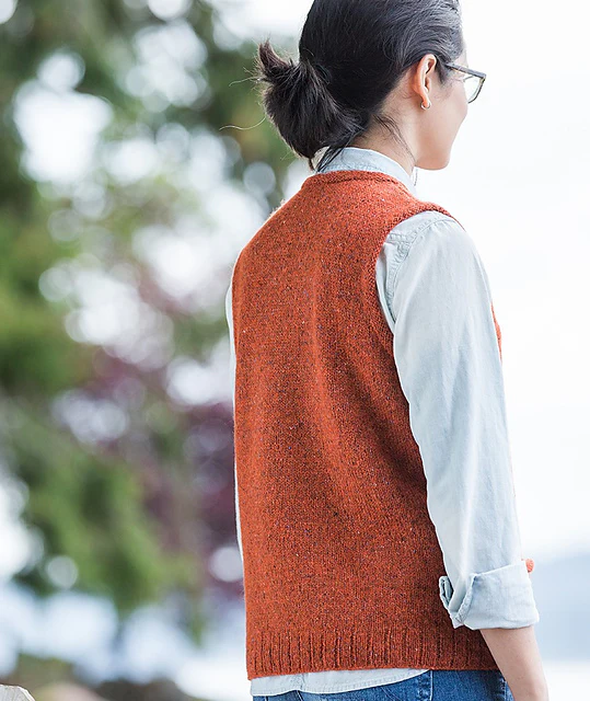 Library Vest by Churchmouse Yarns and Teas - Image 5