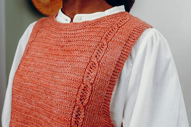 Licorice Twist Vest by Julia Farwell-Clay - Image 10