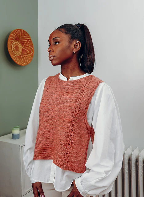 Licorice Twist Vest by Julia Farwell-Clay - Image 11