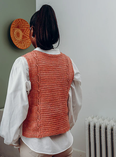 Licorice Twist Vest by Julia Farwell-Clay - Image 7