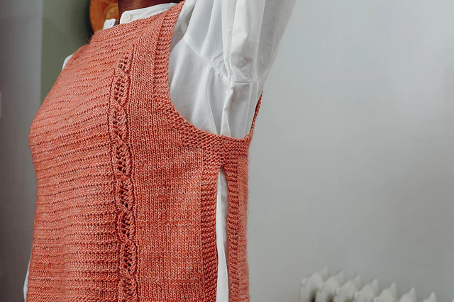 Licorice Twist Vest by Julia Farwell-Clay - Image 8