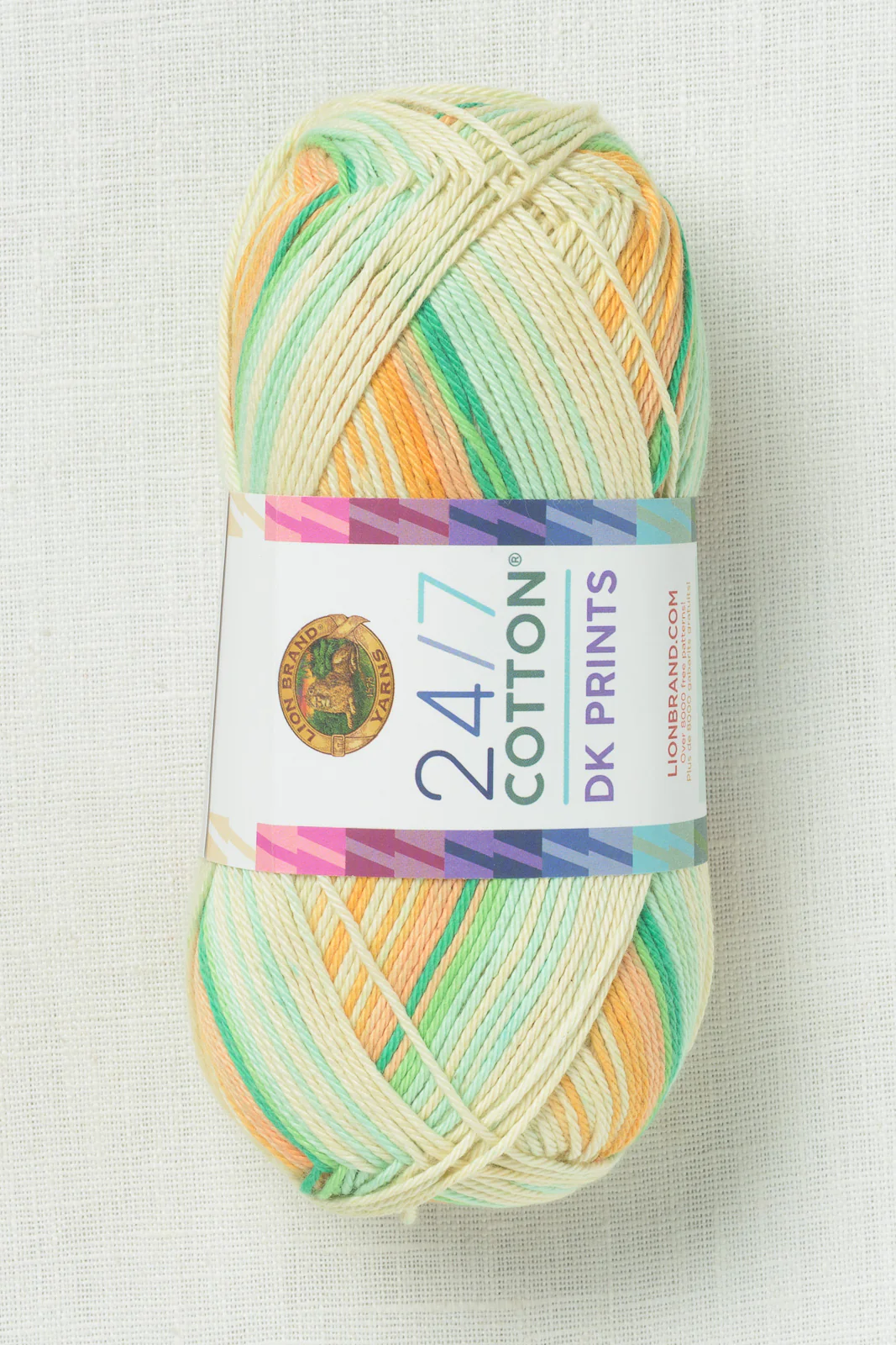 Lion Brand 24/7 Cotton DK Prints 503Q Spring