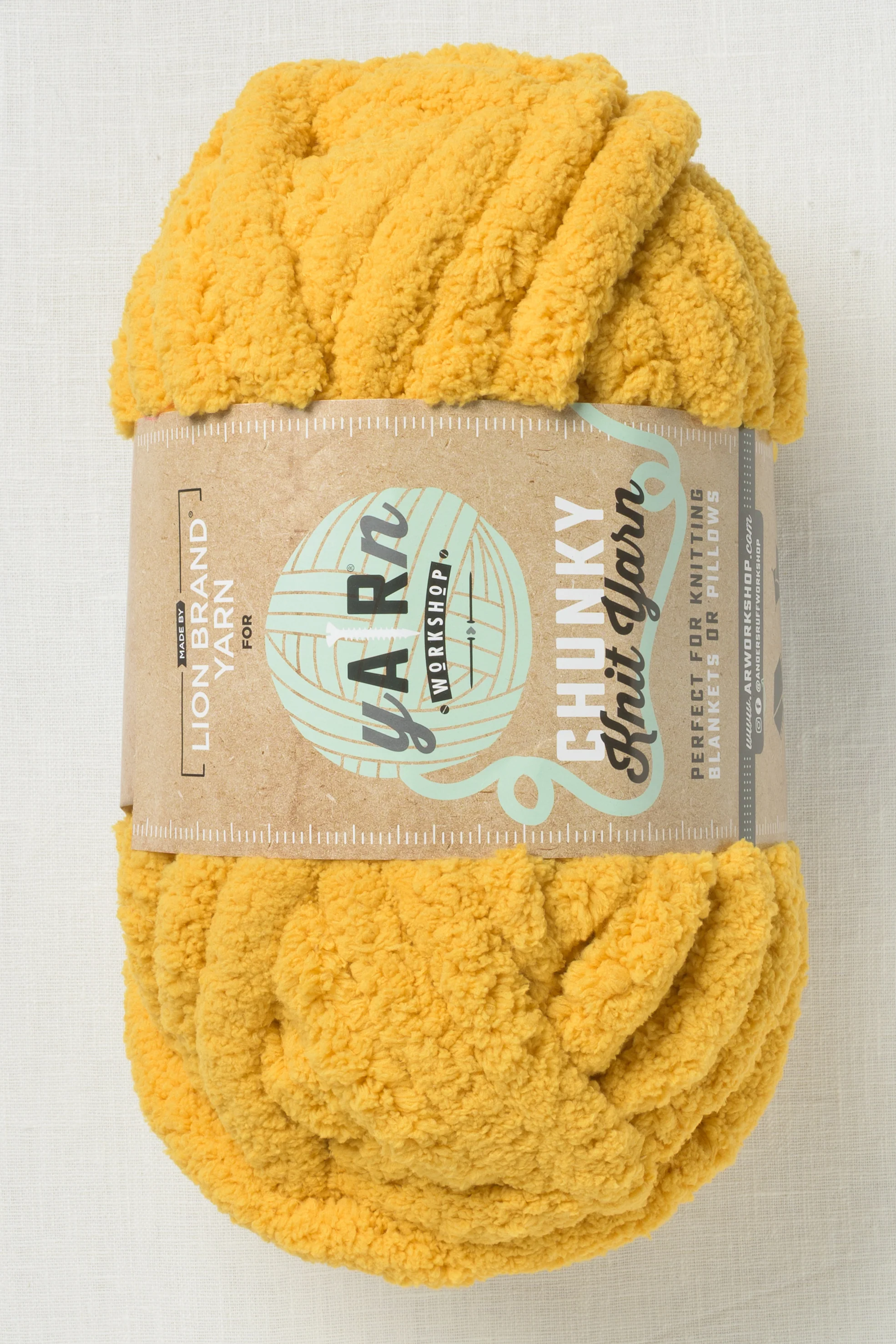 Lion Brand AR Workshop Chunky Knit 158Y Mustard Seed