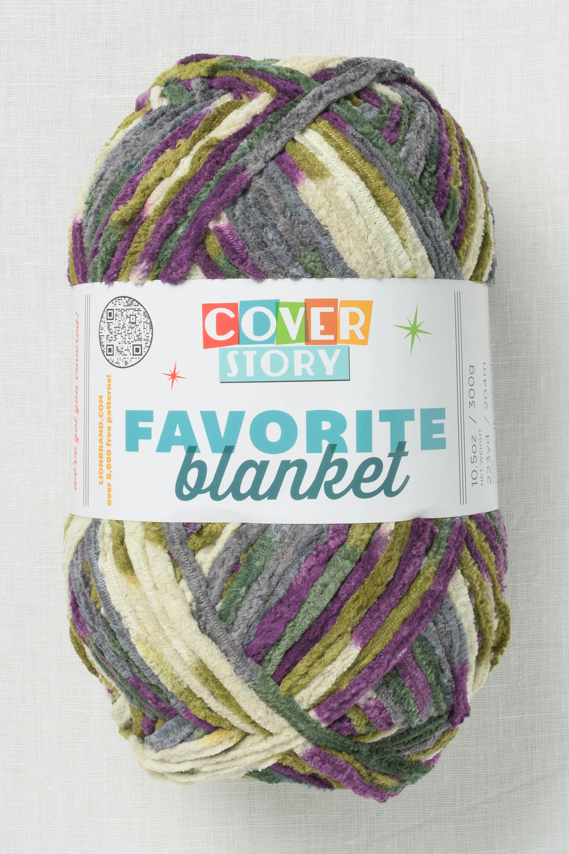 Lion Brand Cover Story Favorite Blanket 211BF Vineyard