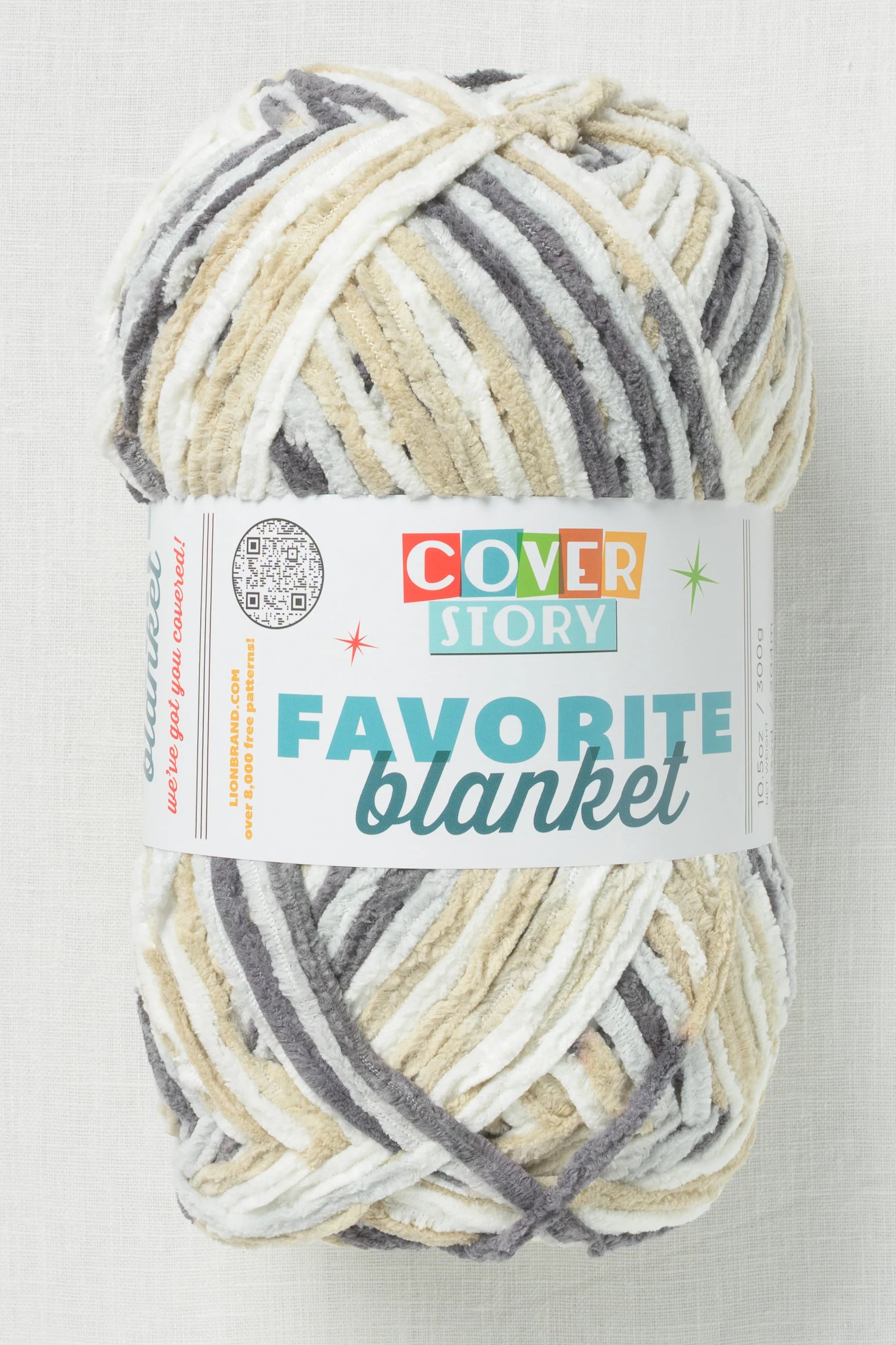 Lion Brand Cover Story Favorite Blanket 217AF Pebble Beach