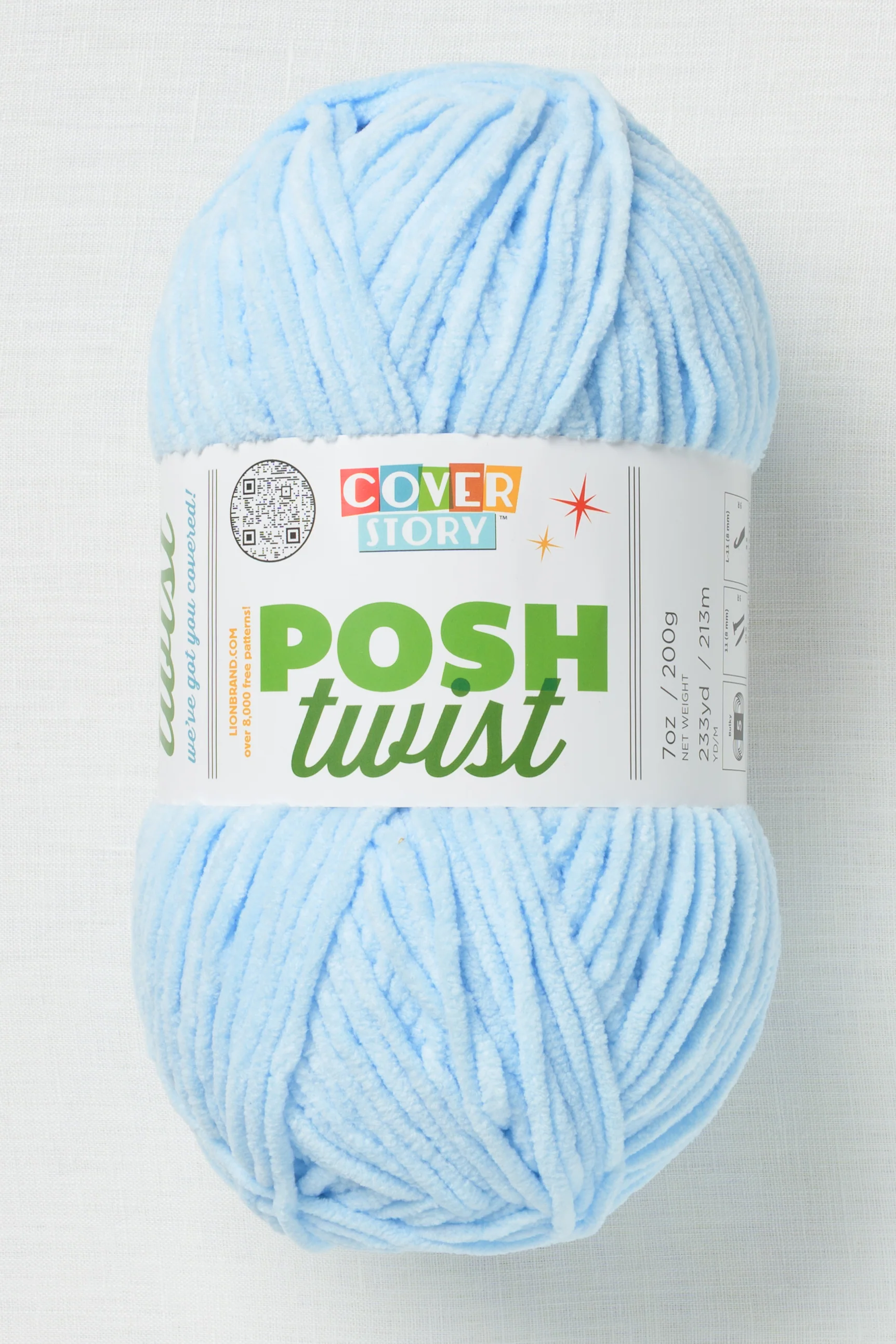 Lion Brand Cover Story Posh Twist 105BC Blueberry Smoothie