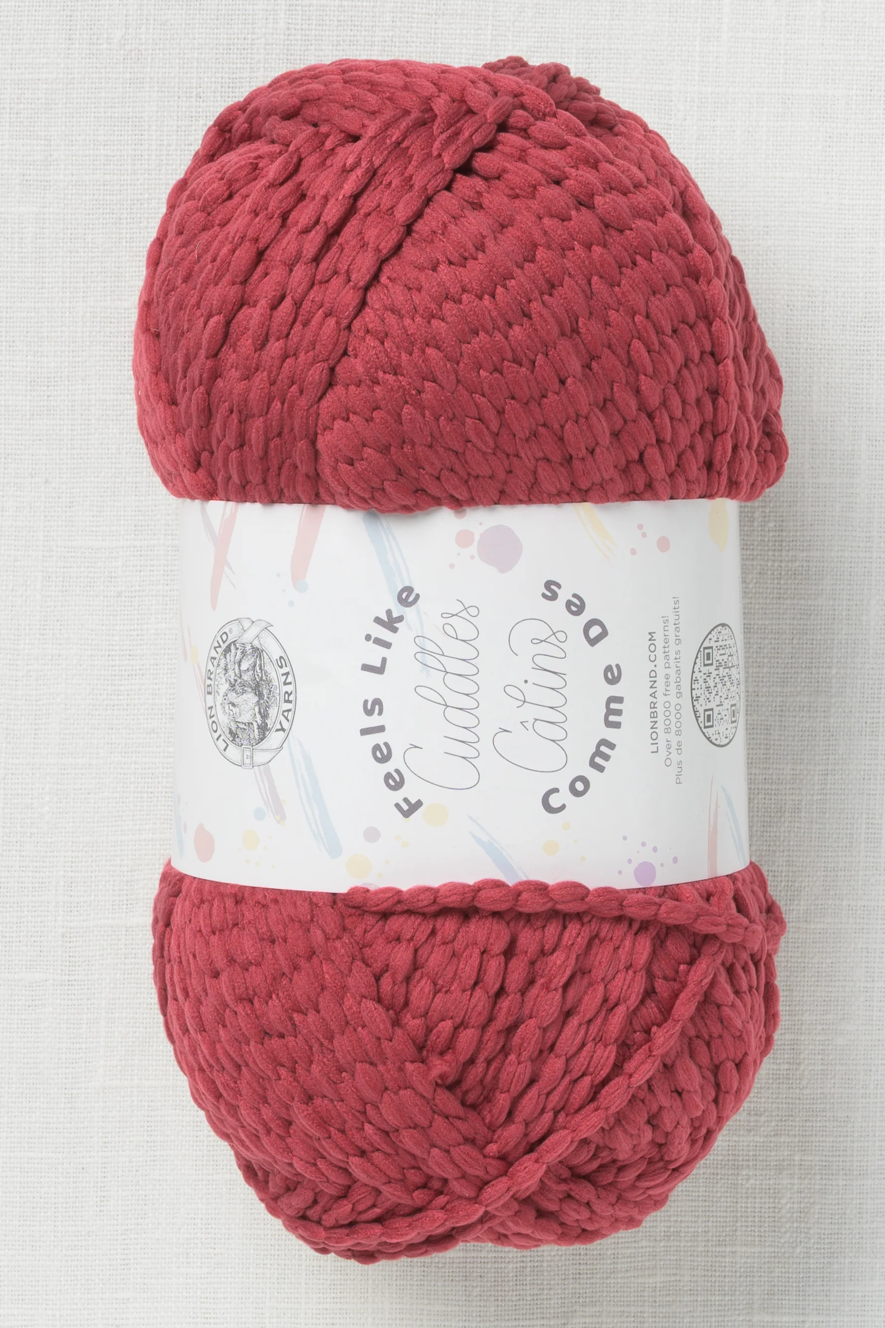 Lion Brand Feels Like Cuddles 146S Merlot
