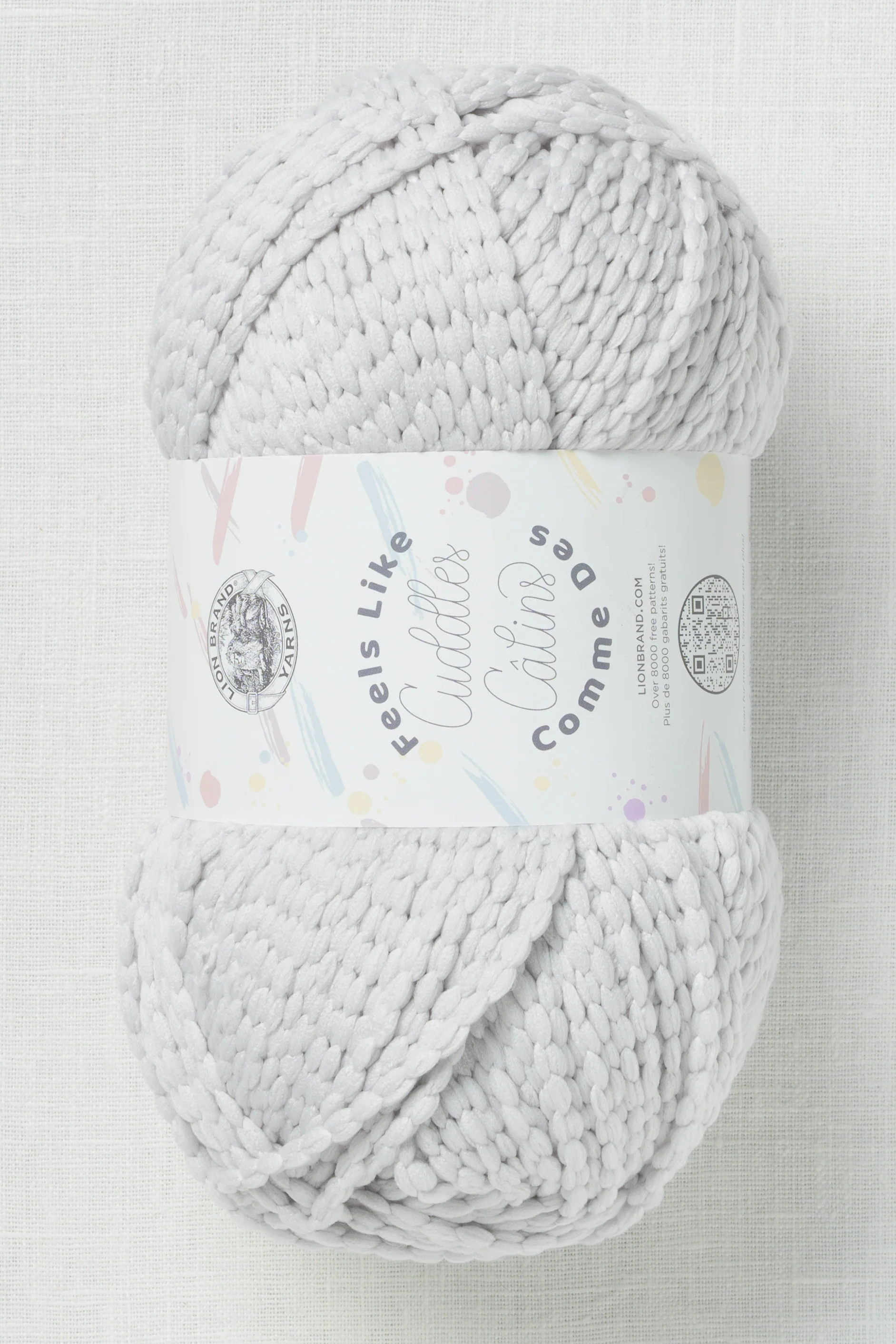 Lion Brand Feels Like Cuddles 149AJ Silver Cloud