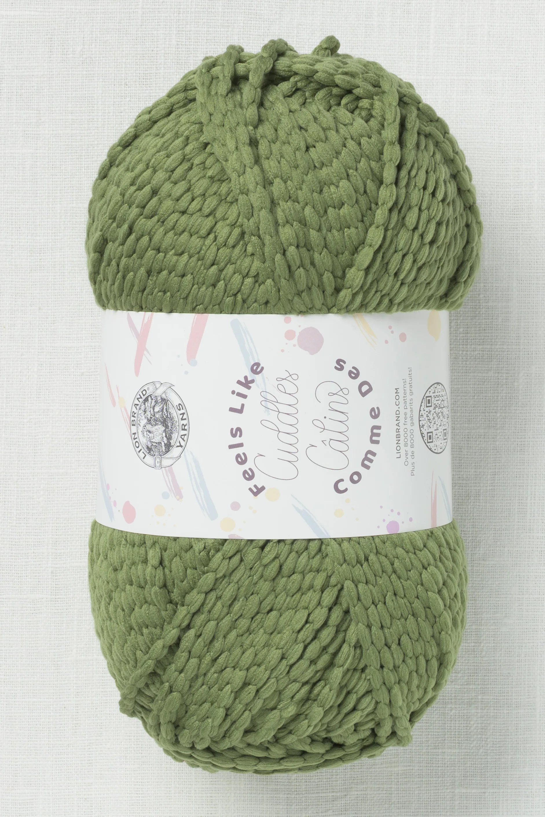 Lion Brand Feels Like Cuddles 172R Leek